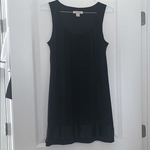White House Black Market black tank mini dress M